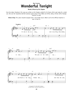Wonderful Tonight von Eric Clapton (Download) 