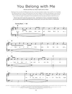 You Belong With Me von Taylor Swift (Download) 