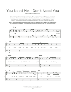 You Need Me, I Don't Need You von Ed Sheeran (Download) 