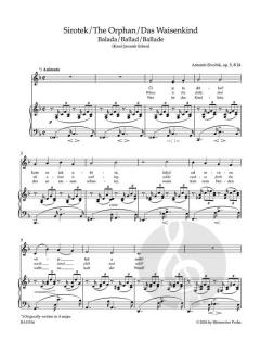 Lieder 1 von Antonín Dvořák 