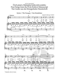 Lieder 1 von Antonín Dvořák 