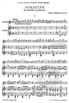 Sonatine op. 18/2 von Cesar Bresgen (Download) 