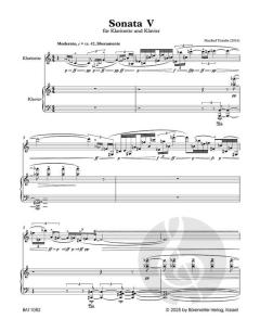 Sonata V für Klarinette in A und Klavier (2016) von Manfred Trojahn (Download) 