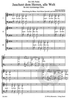 Jauchzet dem Herrn, alle Welt von Heinrich Schütz (Download) 