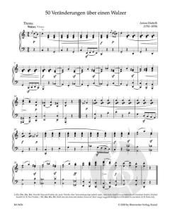 33 Veränderungen über einen Walzer op. 120 und 50 Veränderungen über einen Walzer von Ludwig van Beethoven (Download) 