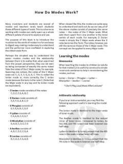 Modal Exploration von Darren Fellows (Download) 