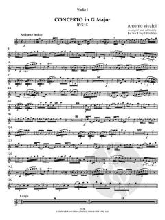 Concerto in G major von Antonio Vivaldi (Download) 