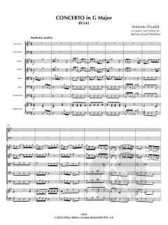 Concerto in G major von Antonio Vivaldi (Download) 