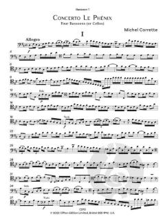 Concerto Le Phenix von Michel Corrette 