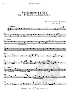Variations on La Folia von Johann Schickhardt 