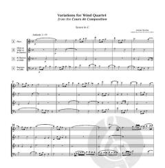 Variations for Woodwind Quartet von Anton Reicha 