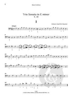 Trio Sonata in E minor, K. 28 von Johann Joachim Quantz 