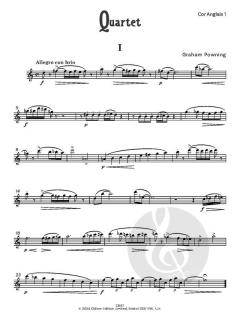 Quartet for 4 Cors Anglais von Graham Powning 