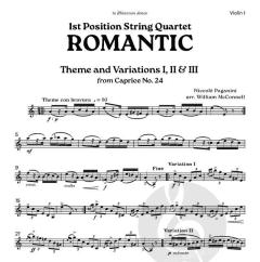 1st Position String Quartet: Romance 