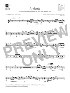 Andante von Joseph Bologne (Download) 