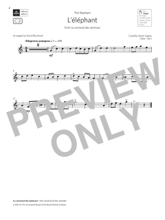 L'éléphant von Camille Saint-Saëns (Download) 