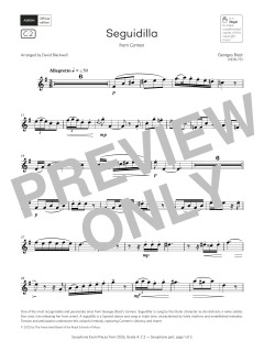 Seguidilla von Georges Bizet (Download) 