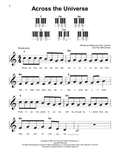 Across The Universe von The Beatles (Download) 