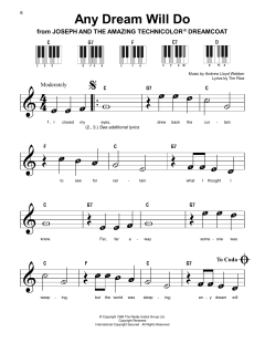 Any Dream Will Do von Andrew Lloyd Webber (Download) 