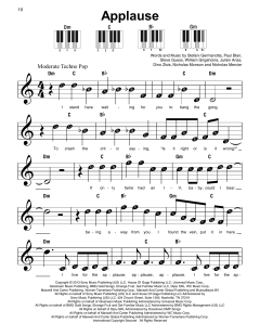 Applause von Lady Gaga (Download) 