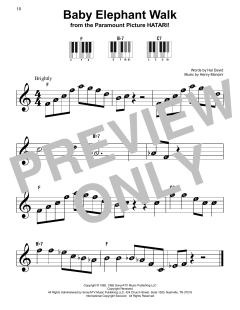 Baby Elephant Walk von Hal David (Download) 