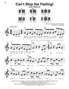 Can't Stop The Feeling von Justin Timberlake (Download) 