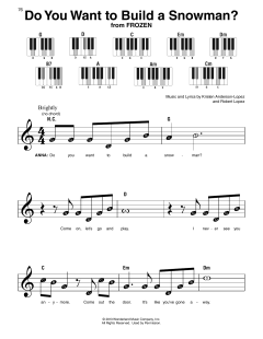 Do You Want To Build A Snowman? von Robert Lopez (Download) 