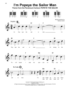 I'm Popeye The Sailor Man von Sammy Lerner (Download) 