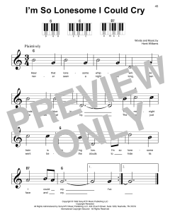 I'm So Lonesome I Could Cry von Hank Williams (Download) 