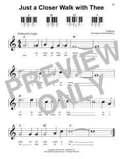 Just A Closer Walk With Thee von Kenneth Morris (Download) 