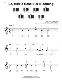 Lo, How A Rose E'er Blooming von Theodore Baker (Download) 