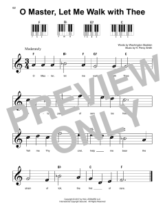 O Master, Let Me Walk With Thee von Washington Gladden (Download) 