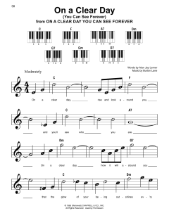 On A Clear Day von Burton Lane (Download) 