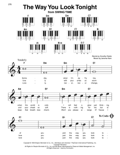 The Way You Look Tonight von Jerome Kern (Download) 