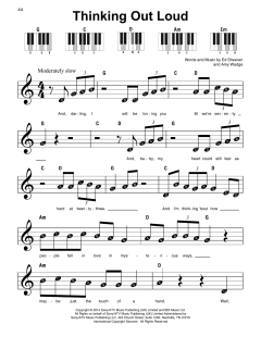 Thinking Out Loud von Ed Sheeran (Download) 