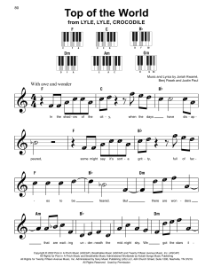 Top Of The World von Benj Pasek (Download) 