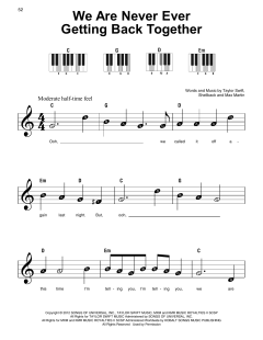 We Are Never Ever Getting Back Together von Taylor Swift (Download) 