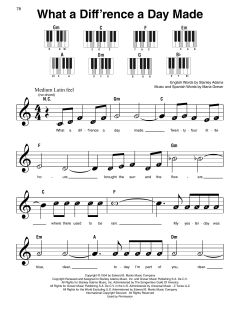 What A Diff'rence A Day Made von Stanley Adams (Download) 