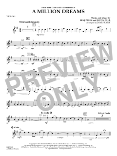 A Million Dreams von Benj Pasek (Download) 