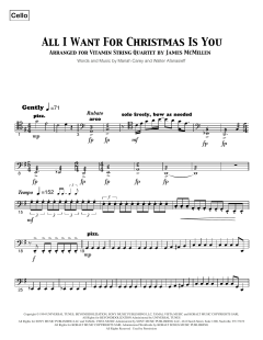 All I Want For Christmas Is You - Cello von Mariah Carey (Download) 