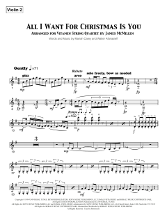 All I Want For Christmas Is You - Violin 2 von Mariah Carey (Download) 