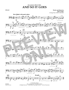 And So It Goes - Cello von Billy Joel (Download) 