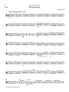 Ascension - Viola von Patrick Hawes (Download) 