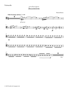 Ascension - Violoncello von Patrick Hawes (Download) 