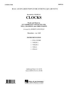 Clocks - Full Score von Coldplay (Download) 