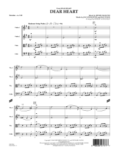 Dear Heart - Conductor Score von Henry Mancini (Download) 