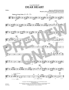 Dear Heart - Viola von Henry Mancini (Download) 