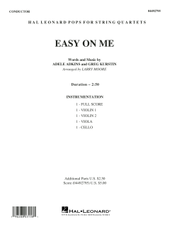 Easy On Me von Adele (Download) 