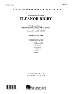Eleanor Rigby - Full Score von John Lennon (Download) 