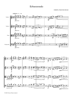 Erbsenrondo - Full Score von Cheryl Frances-Hoad (Download) 